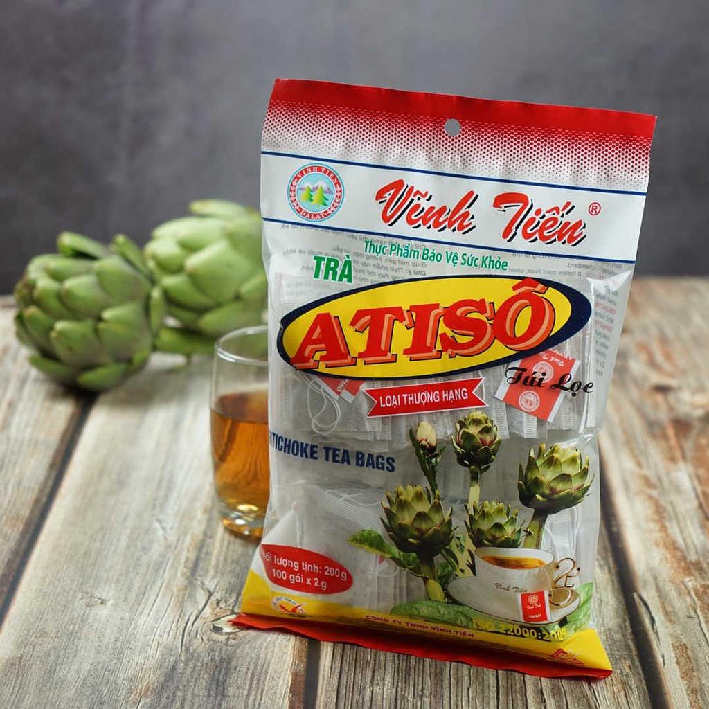 Trà Atiso thượng hạng túi lọc bịch 100 Trà Atiso thượng hạng túi lọc bịch 100