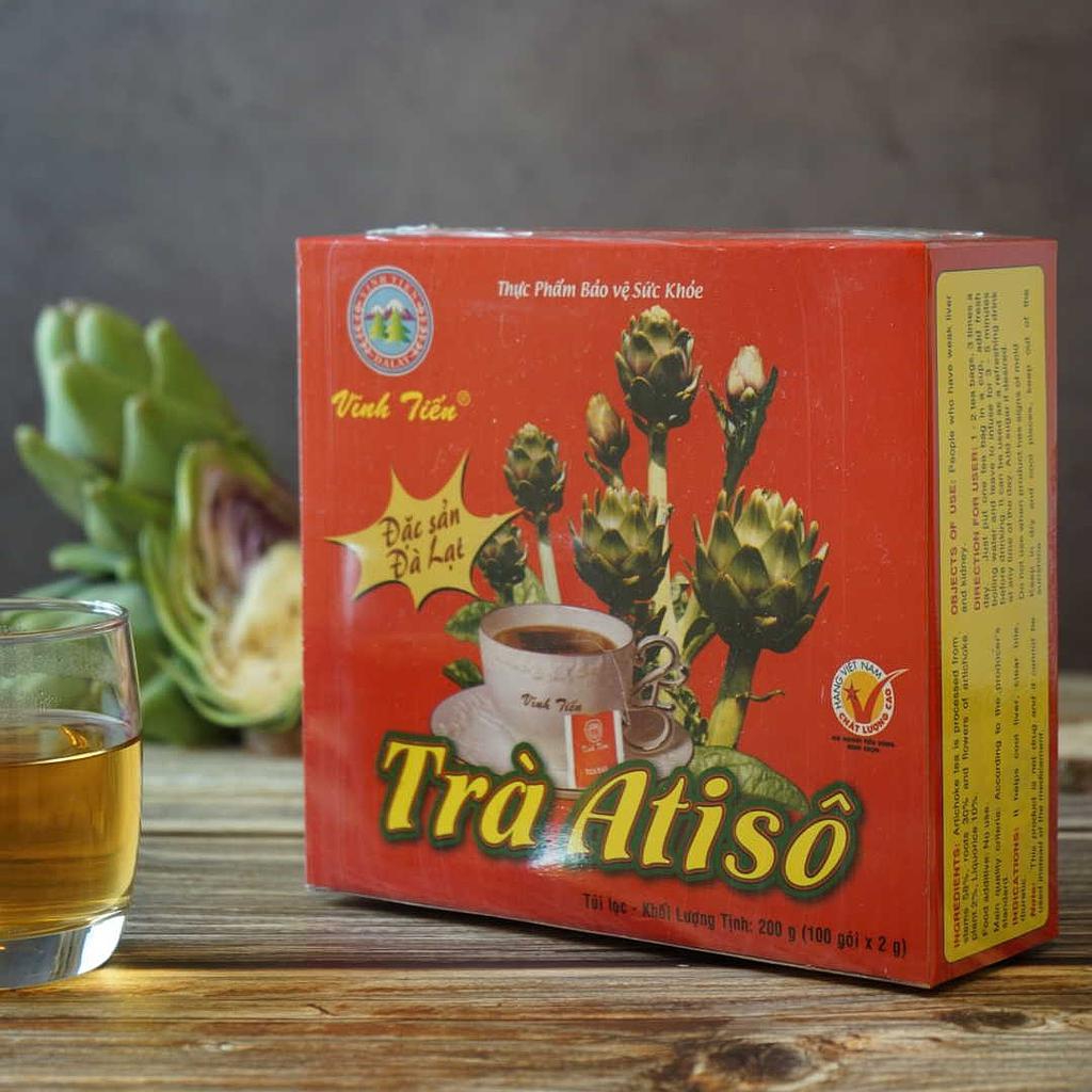 Trà Atiso đặc sản túi lọc hộp 100 Trà Atiso đặc sản túi lọc hộp 100